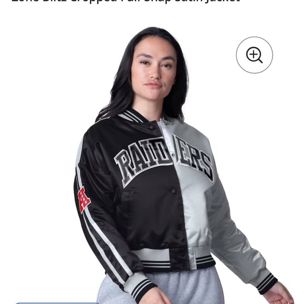 Raiders Starter Jacket - Womens Med.